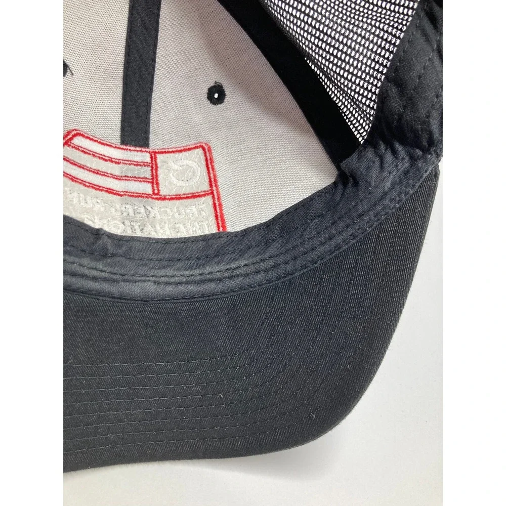 Truckers Run the Nation Adult Cap Hat‎ Black Patch Mesh Snapback Adjustable